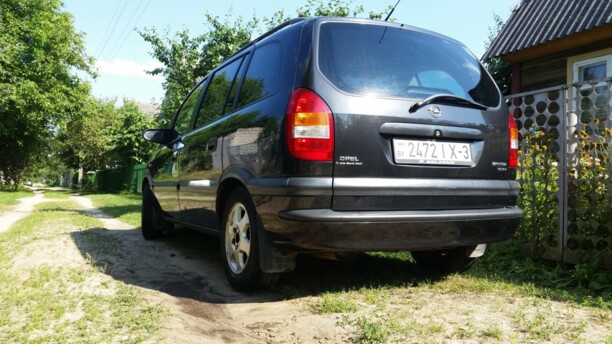 Opel Zafira A, 7 мест, 2000 г.