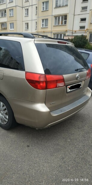 Toyota Sienna II (XL20), 7 мест, 2005 г.