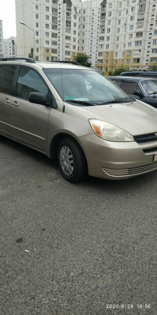 Toyota Sienna II (XL20), 7 мест, 2005 г.