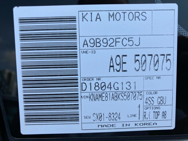 Kia Carnival III, 7 мест, 2018 г.