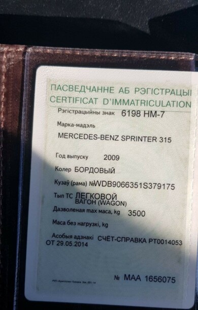 Mercedes-Benz Sprinter 315, 2009 г.