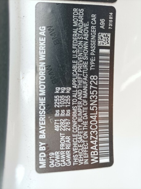 BMW 4 серия F32, F33 (Рестайлинг), 2019 г.