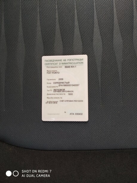 Fiat Grande Punto, 2009 г.