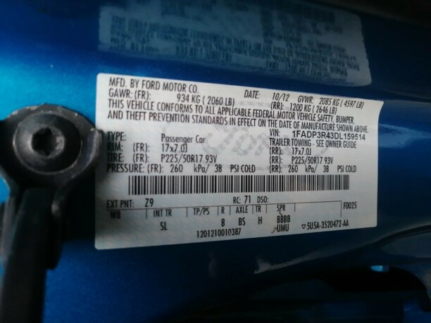 Ford Focus III, 2012 г.