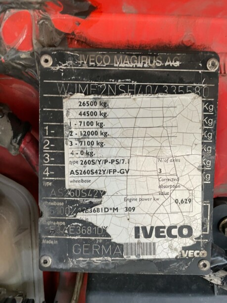 Iveco Stralis AS260S42, 2007 г.