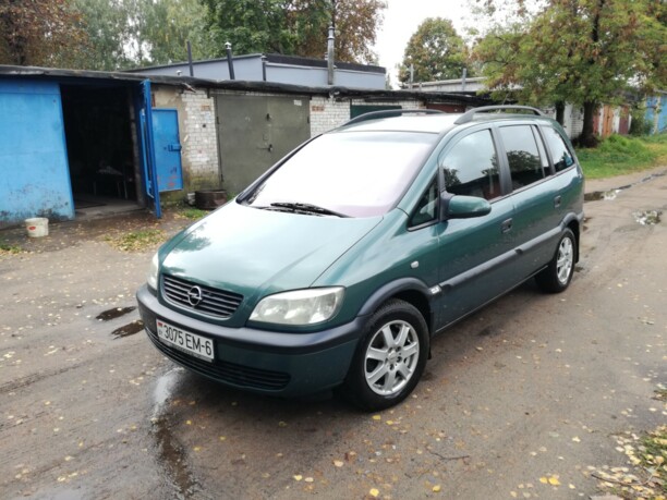 Opel Zafira A, 7 мест, 2002 г.