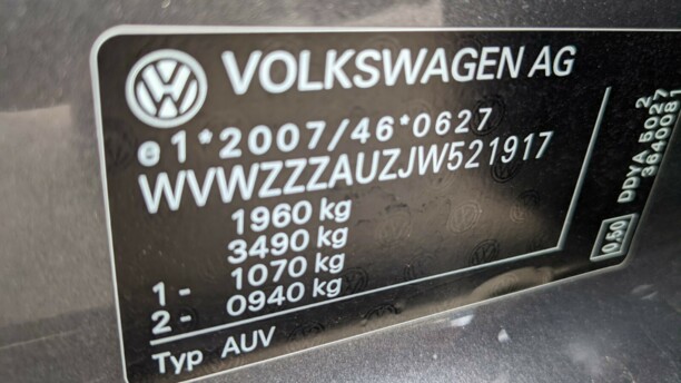Volkswagen Golf Sportsvan I, 2017 г.