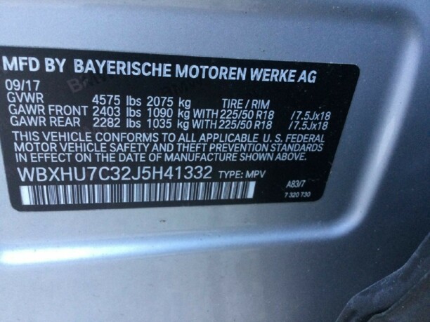 BMW X1 F48, 2017 г.