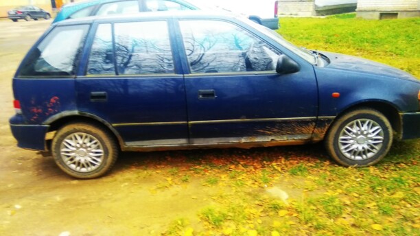 Suzuki Swift II · Рестайлинг, 1998 г.