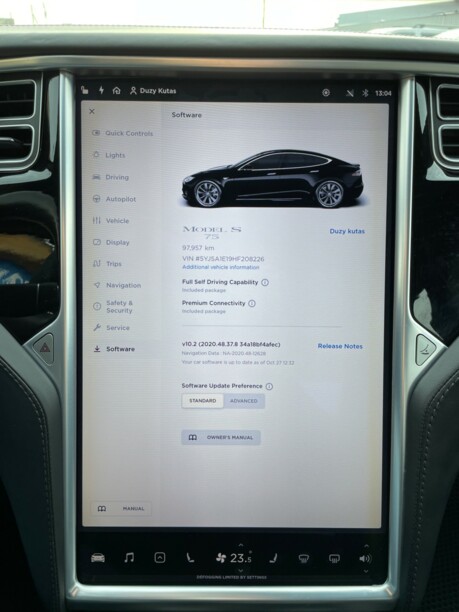 Tesla Model S I · Рестайлинг, 2017 г.