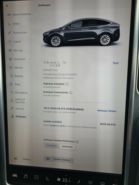 Tesla Model X, 7 мест, 2017 г.