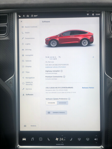 Tesla Model X, 7 мест, 2016 г.