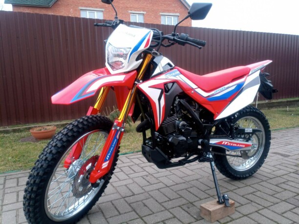 Motoland CRF 250 ST 172FMM с ПТС Бело - Красный, 2021 г.