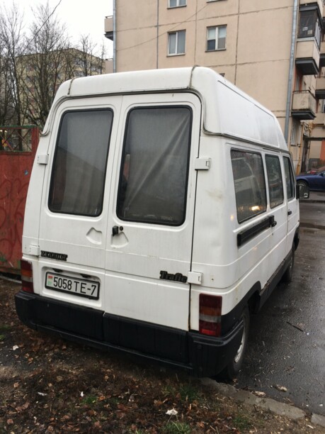 Renault Trafic I · Рестайлинг, 1989 г.