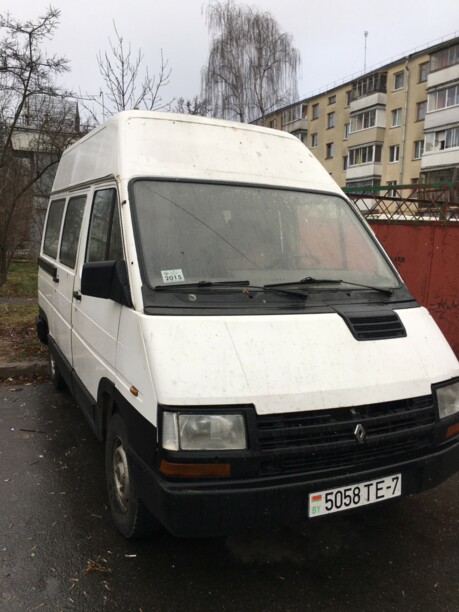 Renault Trafic I · Рестайлинг, 1989 г.