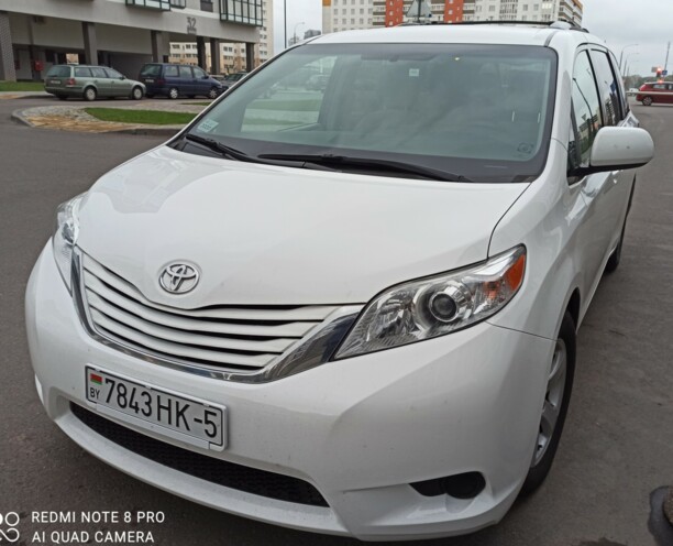 Toyota Sienna III (XL30), 7 мест, 2016 г.
