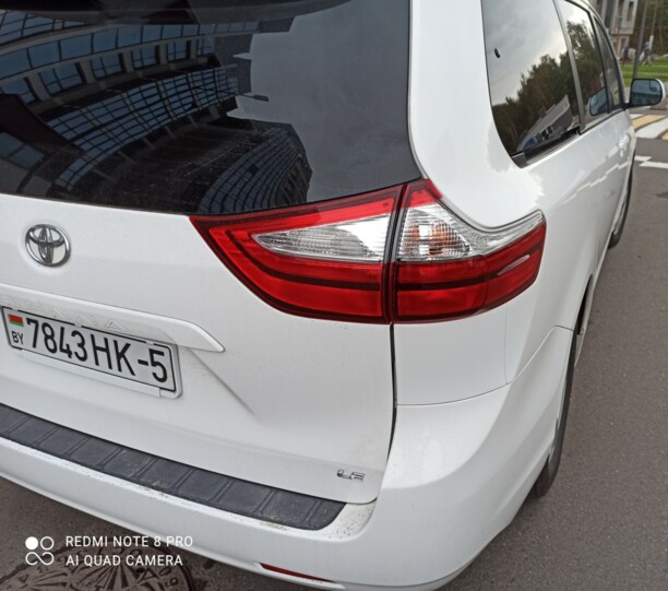 Toyota Sienna III (XL30), 7 мест, 2016 г.