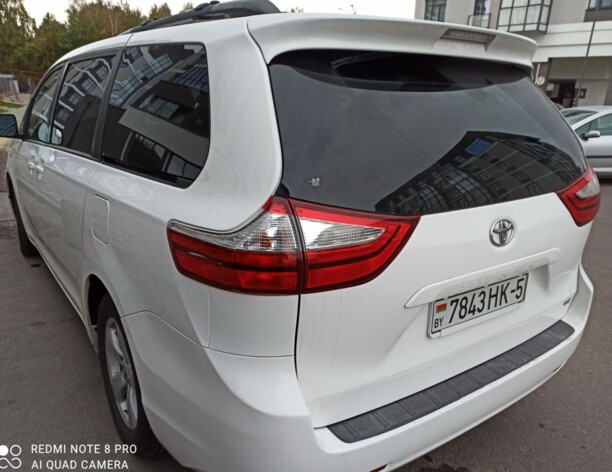 Toyota Sienna III (XL30), 7 мест, 2016 г.