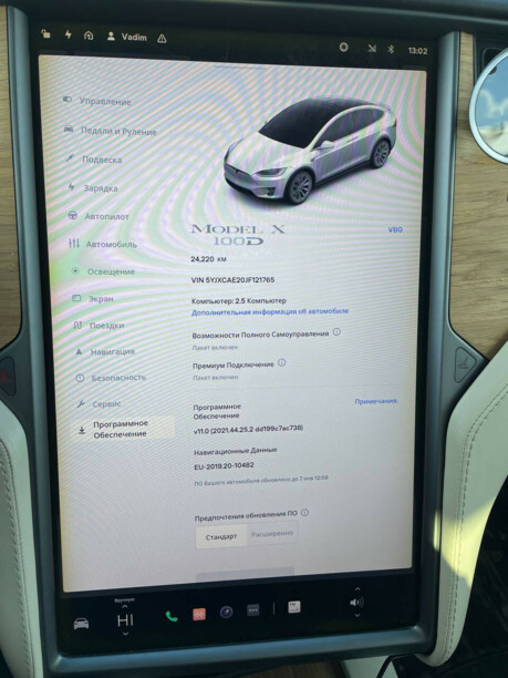 Tesla Model X, 7 мест, 2018 г.