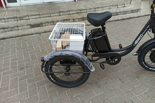 Эксклюзив Редкая модель Велогибридтрицикл Eltreco Porter Fat 700, 2021 г.