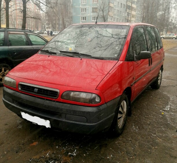 Fiat Ulysse I · Рестайлинг, 7 мест, 1998 г.