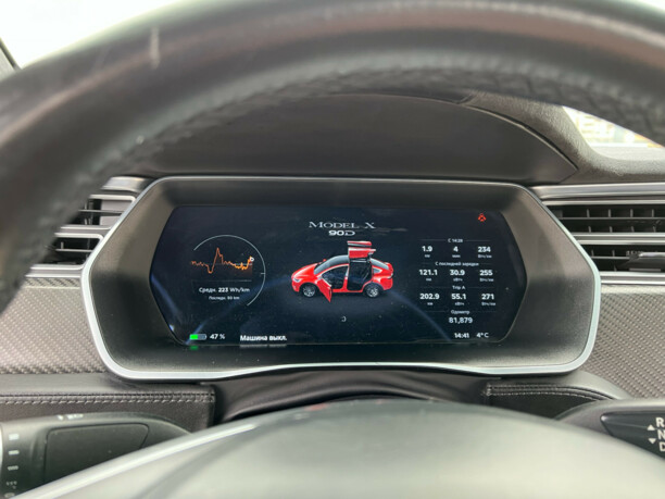 Tesla Model X, 6 мест, 2016 г.