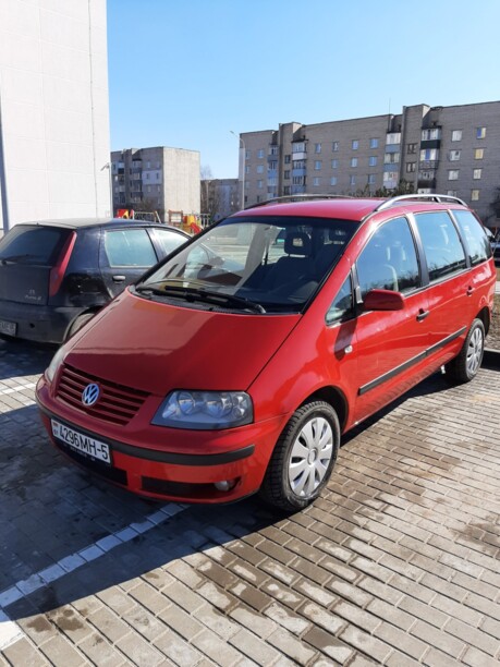 Volkswagen Sharan I · Рестайлинг, 7 мест, 2002 г.