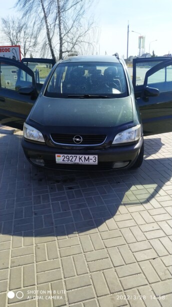 Opel Zafira A, 7 мест, 2001 г.