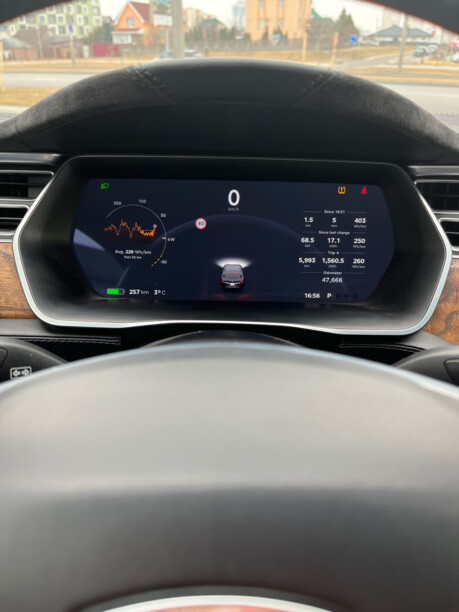 Tesla Model S I · Рестайлинг, 2017 г.