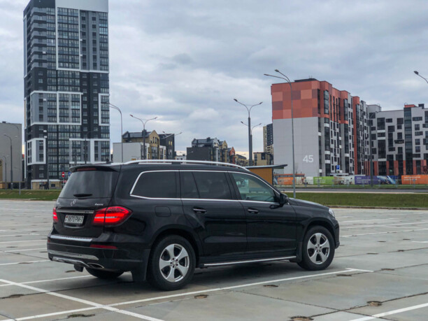 Mercedes-Benz GLS X166, 7 мест, 2017 г.
