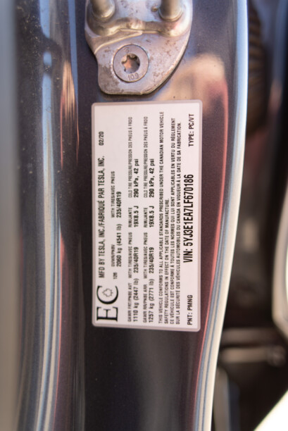 Tesla Model 3, 2020 г.
