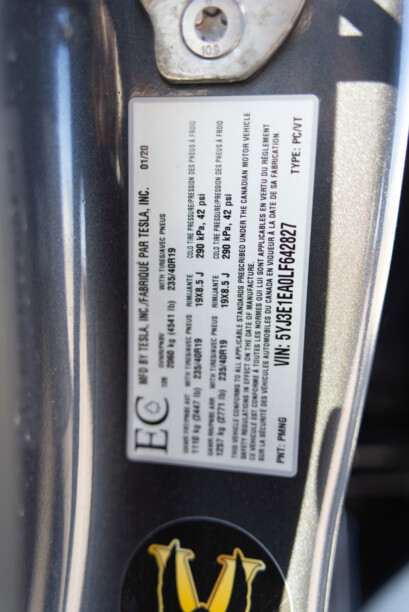 Tesla Model 3, 2020 г.
