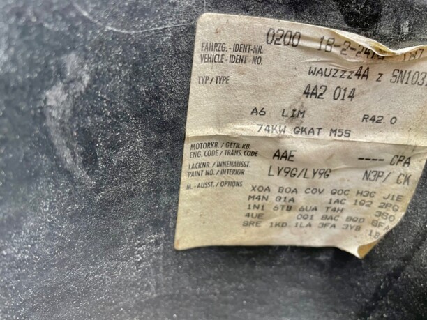 Audi A6 C4, 1995 г.