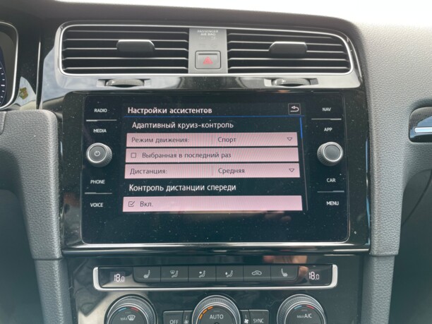 Volkswagen Golf VII · Рестайлинг, 2018 г.