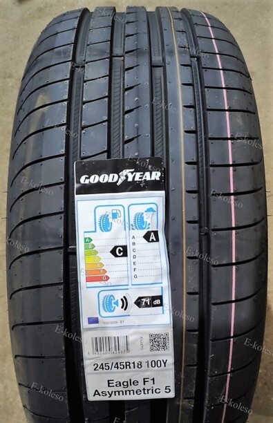 Легковые шины GoodYear Eagle F1 Asymmetric 5 245/45 R18 4 шт.