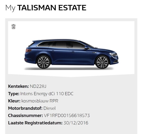 Renault Talisman I, 2016 г.