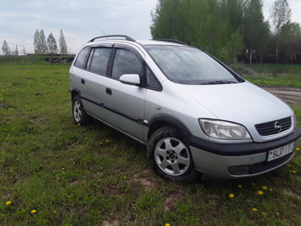 Opel Zafira A, 7 мест, 2001 г.