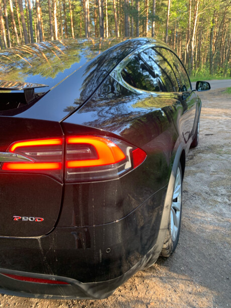 Tesla Model X, 6 мест, 2016 г.