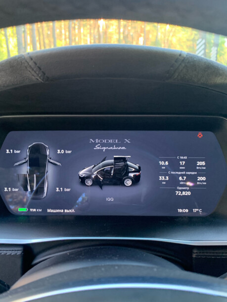 Tesla Model X, 6 мест, 2016 г.