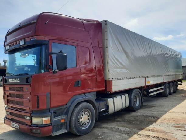 Scania 124 R124 LA4X2LB 420, 2002 г.