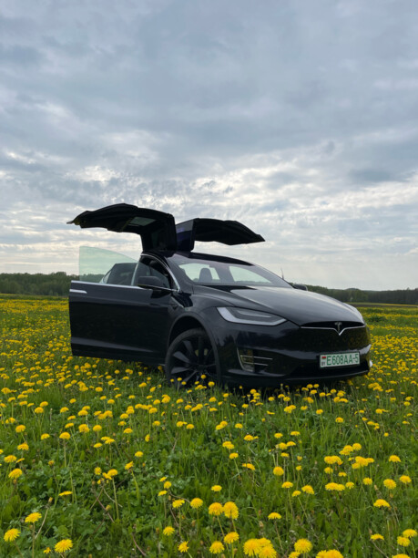 Tesla Model X, 7 мест, 2017 г.