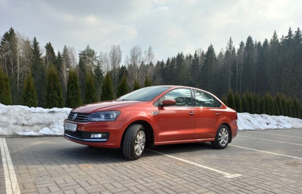 Volkswagen Polo Sedan I · Рестайлинг, 2017 г.