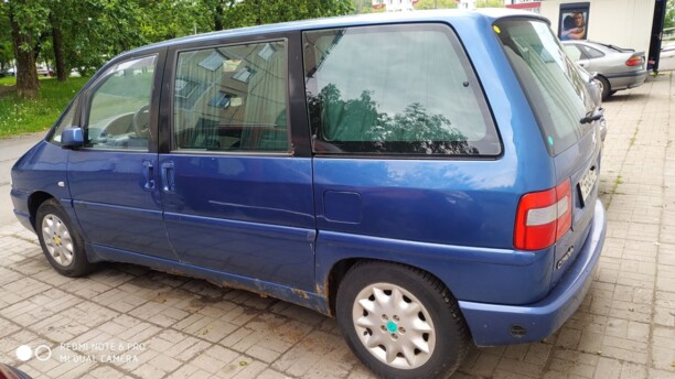 Citroen Evasion I · Рестайлинг, 7 мест, 2000 г.