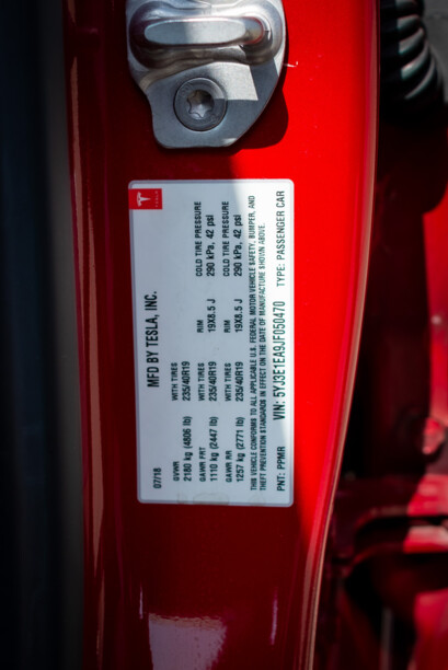 Tesla Model 3, 2018 г.