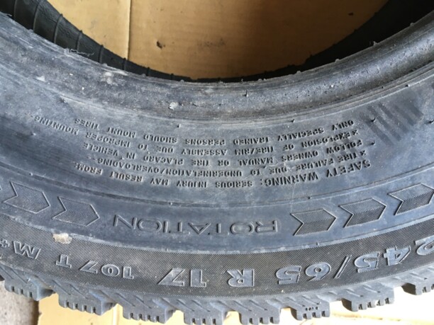 Легковые шины Nokian Hakkapelitta 245/65 R17 1 шт.