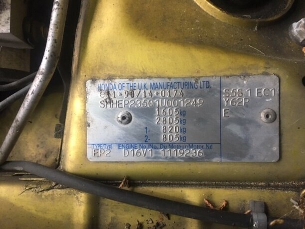 Весь автомобиль на запчасти для Honda Civic VII 2000 - 2003