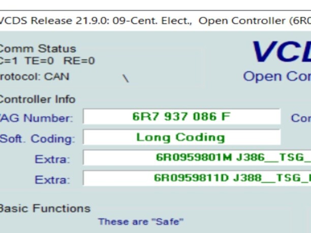 Блок управления BCM (Body Control Module) для Skoda Fabia 5J · Рестайлинг 2010 - 2015