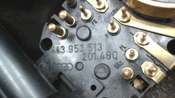 Подрулевой переключатель (стрекоза) для Audi 80 B3 1986 - 1991