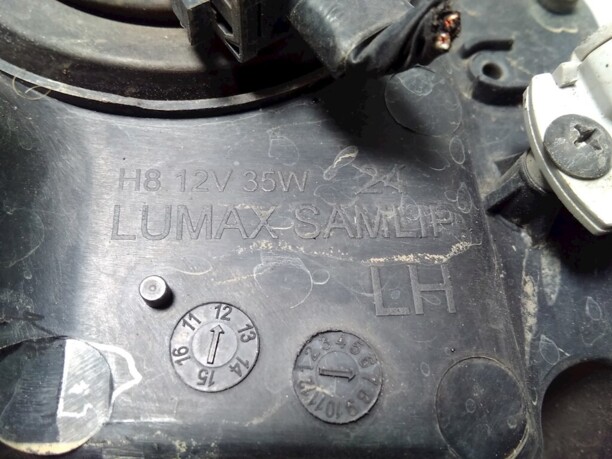 Противотуманная фара в сборе для Hyundai i20 I 2008 - 2012