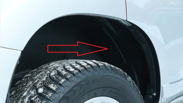 Правый передний подкрылок для Toyota Land Cruiser Prado J150 2009 - 2013